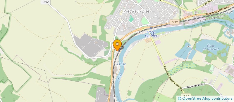 localisation de l'entreprise PERITRANS-NORD  PRECY-SUR-OISE