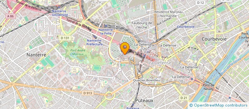 localisation de l'entreprise PERIVAL RIE  PUTEAUX