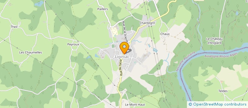 localisation de l'entreprise PERIVICTA  LIGINIAC