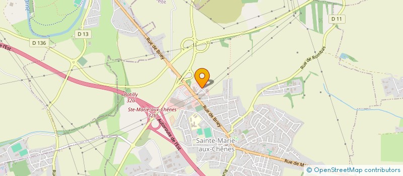 localisation de l'entreprise PERIVISION  SAINTE-MARIE-AUX-CHENES