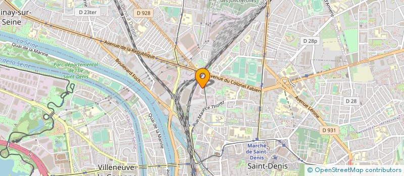 localisation de l'entreprise PERIWAY SYSTEMES à SAINT-DENIS