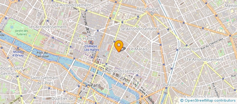 localisation de l'entreprise PERJ  PARIS