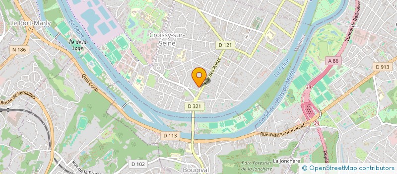 localisation de l'entreprise PERJOU  CROISSY-SUR-SEINE