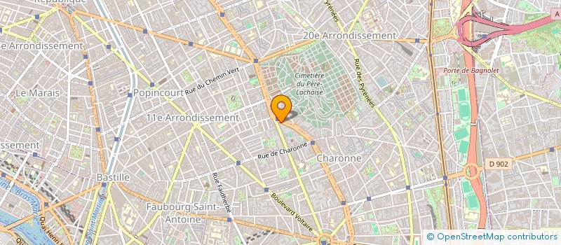 localisation de l'entreprise PERKIN'S  PARIS