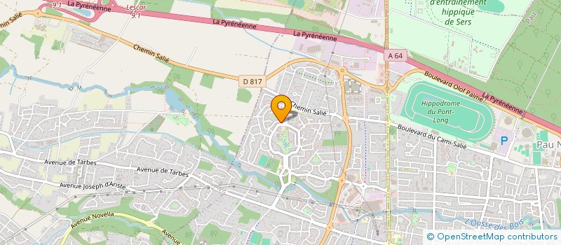 localisation de l'entreprise PERKINE à LONS