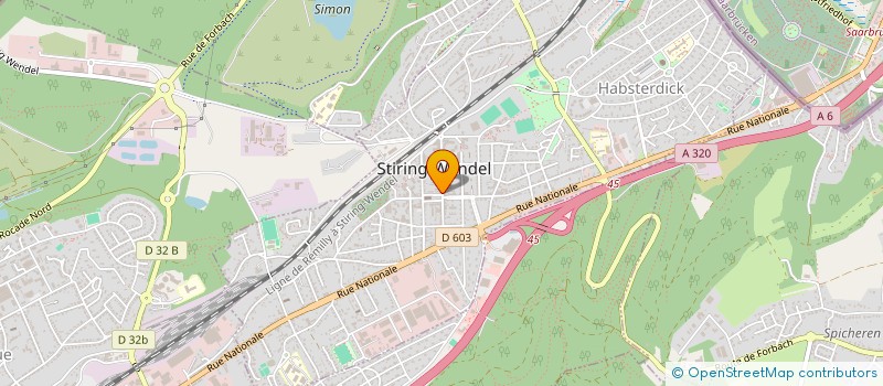 localisation de l'entreprise PERL AUDITION à STIRING-WENDEL