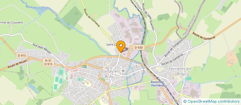 localisation de l'entreprise PERL DEVELOPPEMENT à GOURNAY-EN-BRAY