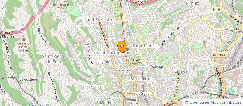 localisation de l'entreprise PERLA à NICE