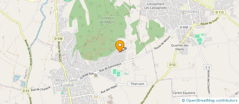 localisation de l'entreprise PERLA  MOURS-SAINT-EUSEBE