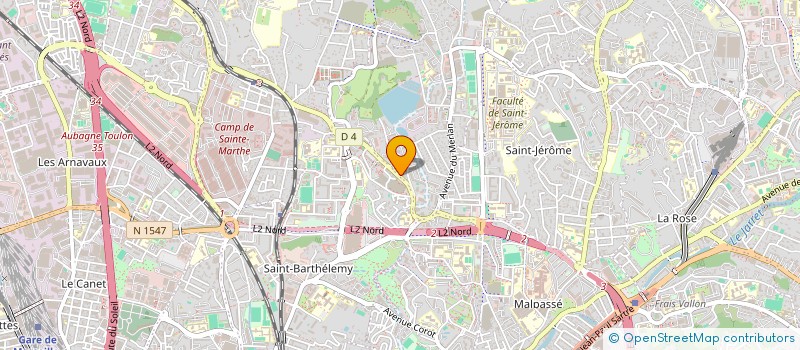 localisation de l'entreprise PERLA  MARSEILLE