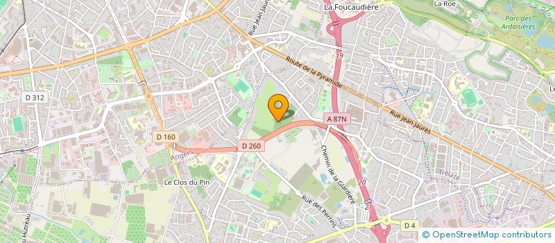 localisation de l'entreprise PERLA  STE GEMMES SUR LOIRE