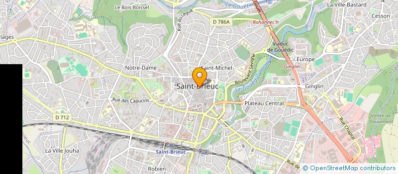 localisation de l'entreprise PERLA ROSA  SAINT-BRIEUC