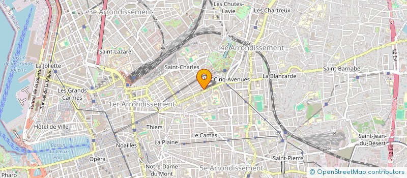 localisation de l'entreprise PERLANE à MARSEILLE