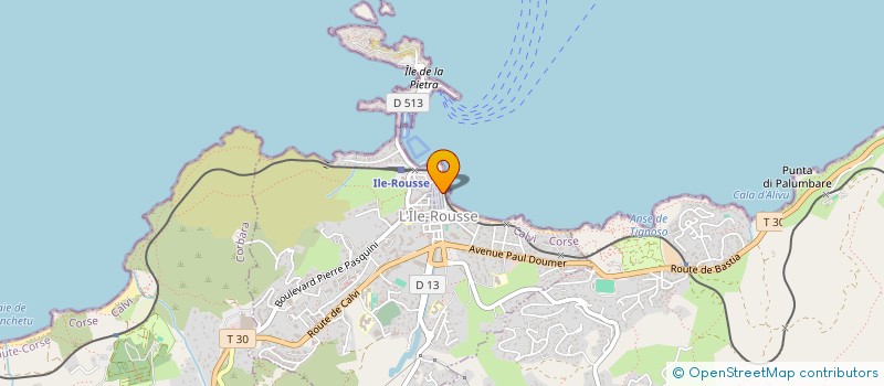 localisation de l'entreprise PERLANERA à L'ILE-ROUSSE