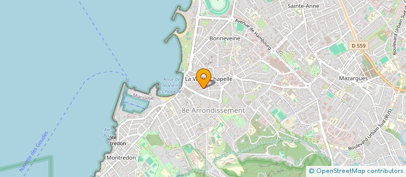 localisation de l'entreprise PERLANNE à MARSEILLE 8