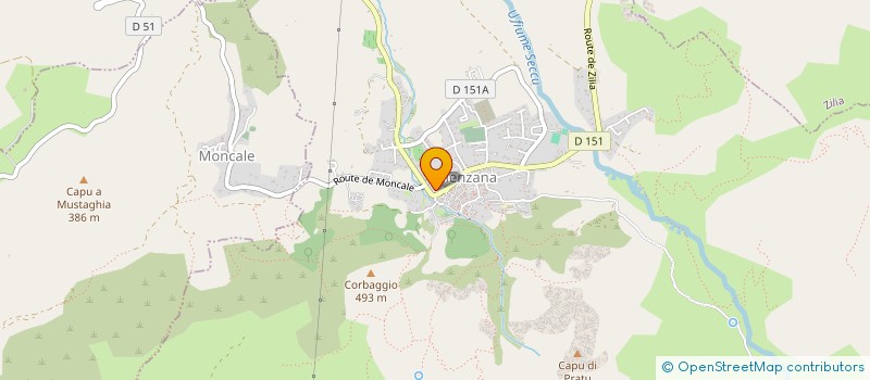 localisation de l'entreprise PERLE à ZILIA