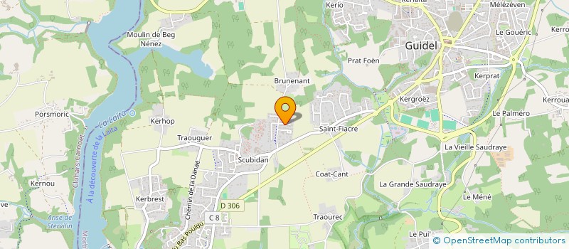 localisation de l'entreprise PERLE  GUIDEL