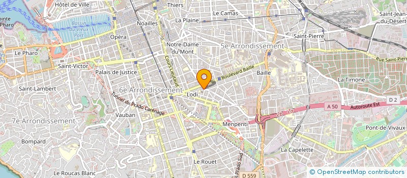 localisation de l'entreprise PERLE à MARSEILLE