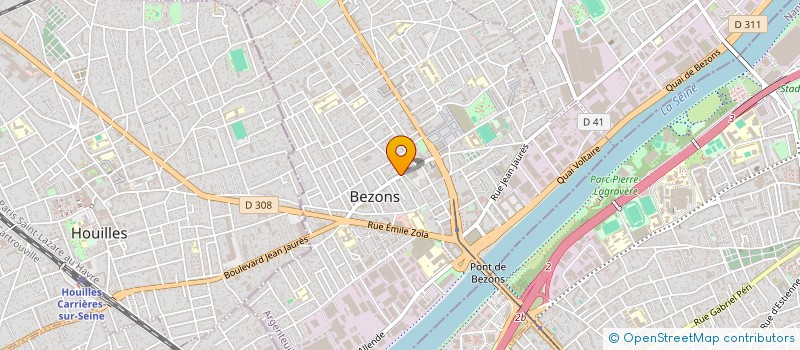 localisation de l'entreprise PERLE à BEZONS