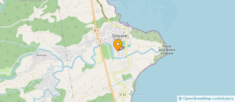 localisation de l'entreprise PERLE à GOYAVE