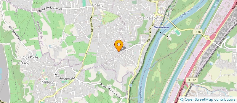 localisation de l'entreprise PERLE CONSEIL  CHARLY