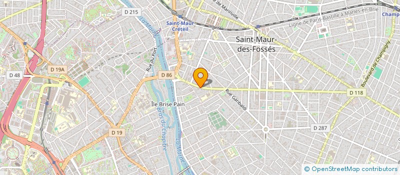 localisation de l'entreprise PERLE D'ASIE à SAINT-MAUR-DES-FOSSES