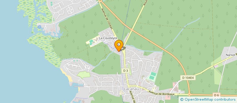 localisation de l'entreprise PERLE D EBENE  LACANAU