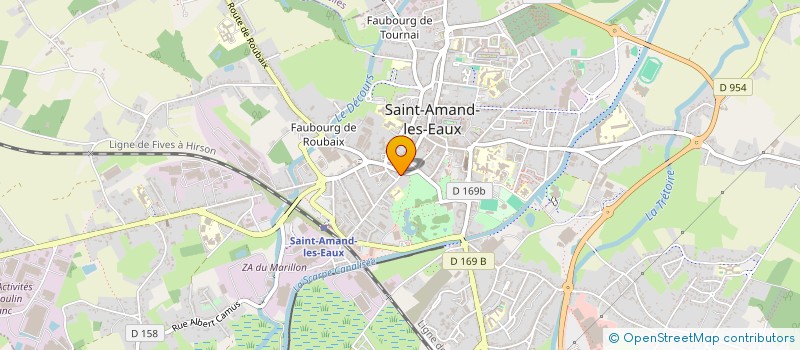 localisation de l'entreprise PERLE D'O à SAINT-AMAND-LES-EAUX