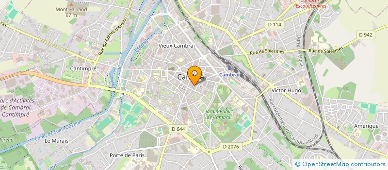 localisation de l'entreprise PERLE D'O DE SANDY  CAMBRAI