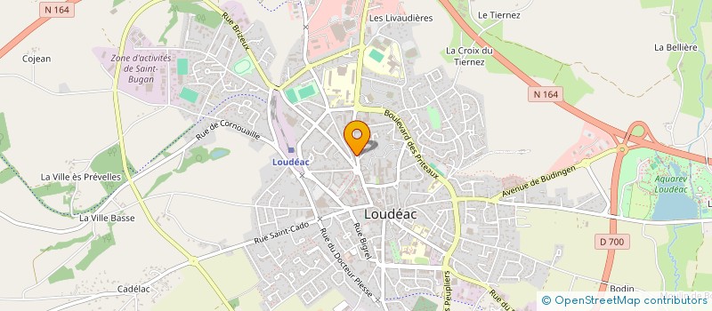 localisation de l'entreprise PERLE DE BEAUTE à LOUDEAC