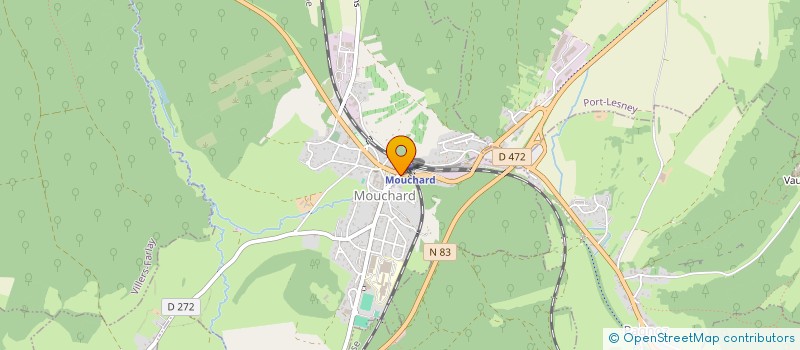 localisation de l'entreprise PERLE DE BEAUTE  MOUCHARD