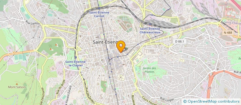 localisation de l'entreprise PERLE DE BRUME  SAINT-ETIENNE