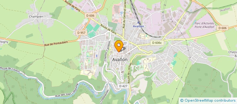 localisation de l'entreprise PERLE DE CHINE à AVALLON
