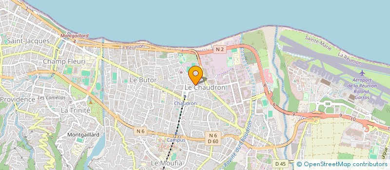 localisation de l'entreprise PERLE DE L'OCEAN à SAINT-DENIS