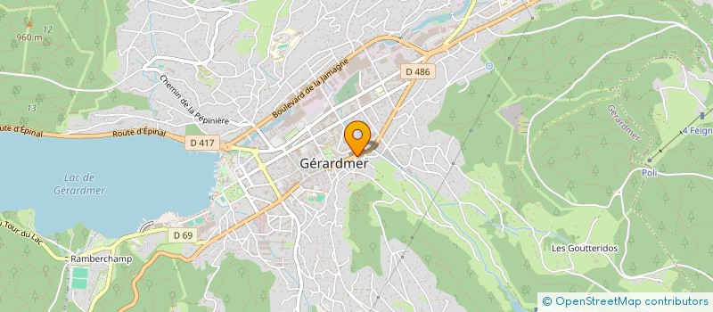 localisation de l'entreprise PERLE DE LAINE à GERARDMER