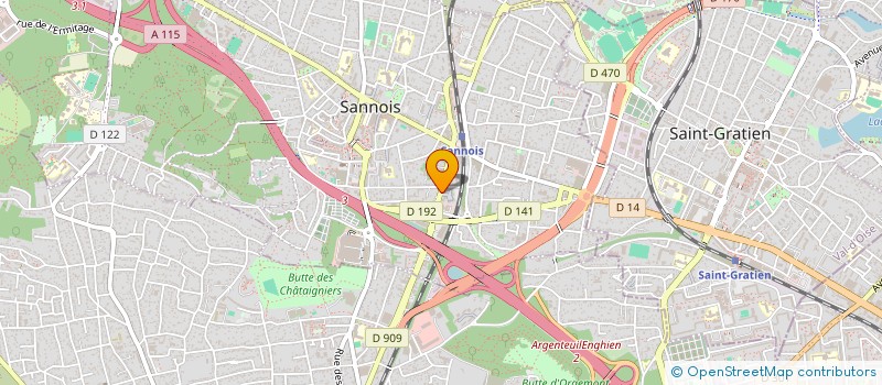 localisation de l'entreprise PERLE DE LUXE SARL à SANNOIS