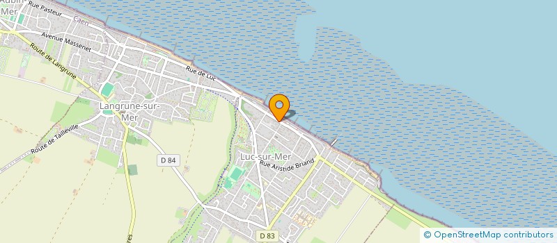 localisation de l'entreprise PERLE DE NACRE  LUC-SUR-MER