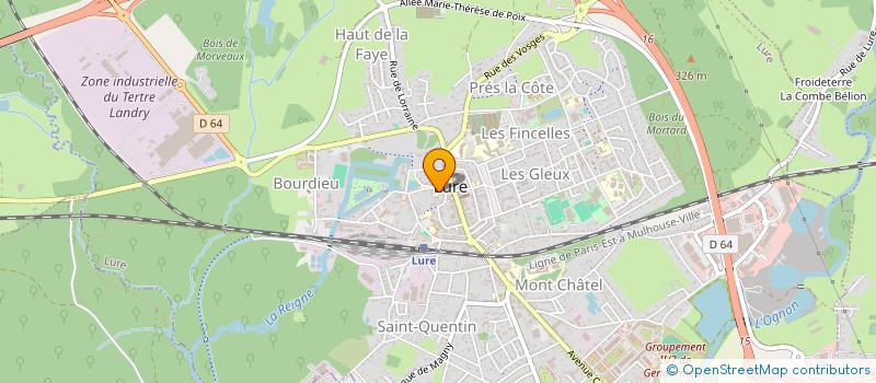 localisation de l'entreprise PERLE DE SOIE à LURE