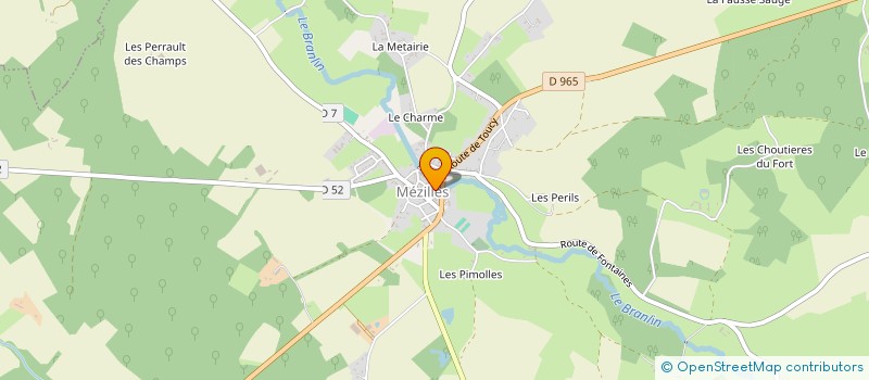 localisation de l'entreprise PERLE DE SUCRE à MEZILLES