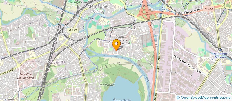 localisation de l'entreprise PERLE SPORT à STRASBOURG