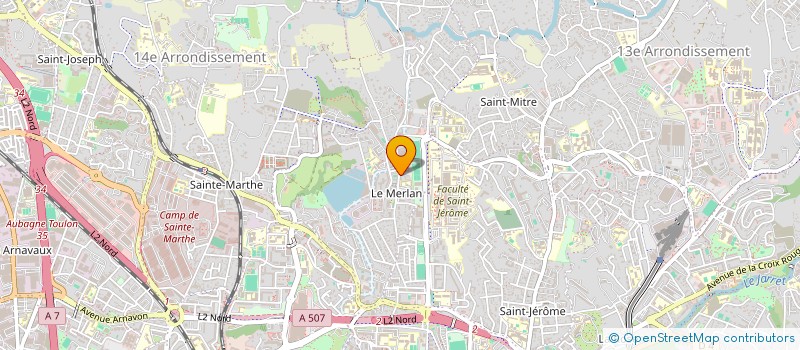 localisation de l'entreprise PERLE SUCREE  MARSEILLE