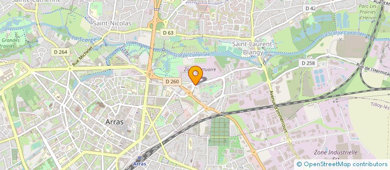 localisation de l'entreprise PERLE UNION à SAINT-LAURENT-BLANGY