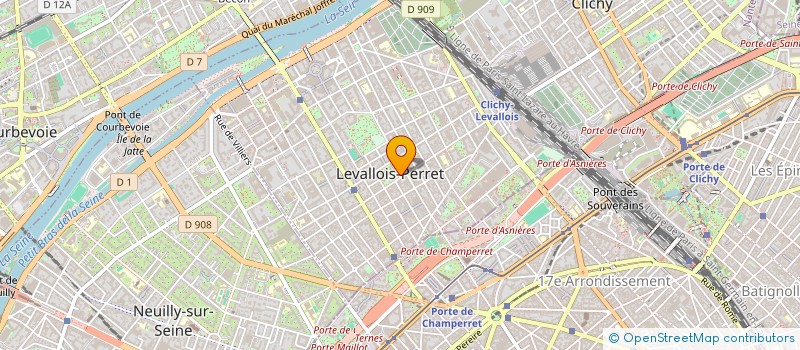 localisation de l'entreprise PERLE VIP INTERNATIONAL à LEVALLOIS-PERRET