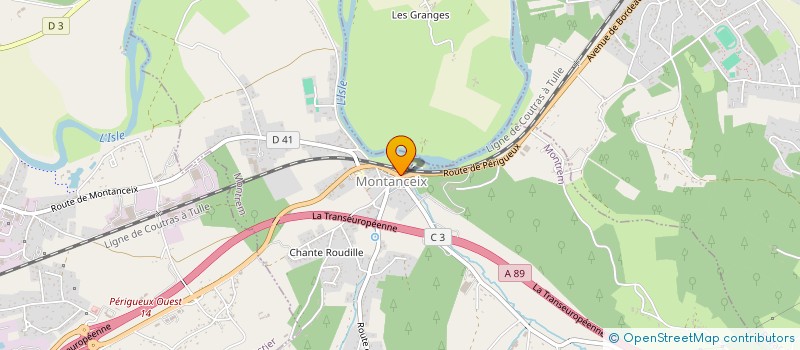 localisation de l'entreprise PERLEBLOND  MONTREM