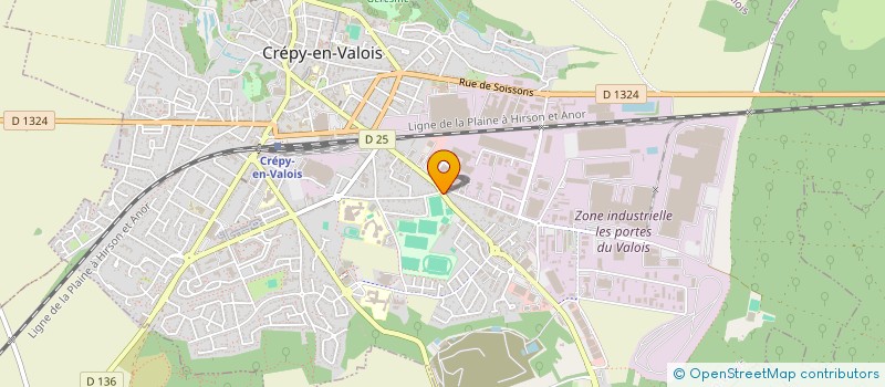 localisation de l'entreprise PERLEDOU  CREPY-EN-VALOIS