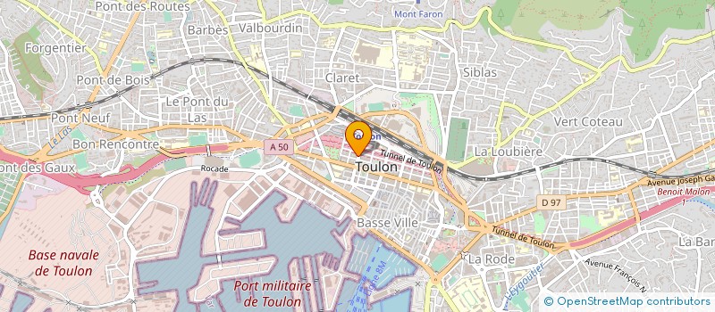 localisation de l'entreprise PERLERARE  TOULON