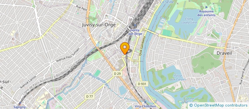 localisation de l'entreprise PERLES & COULEURS DES TROPIQUES  JUVISY-SUR-ORGE