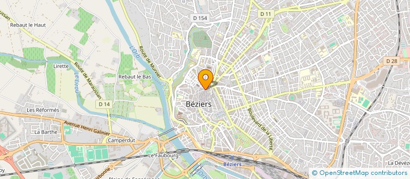 localisation de l'entreprise PERLES D'O à BEZIERS