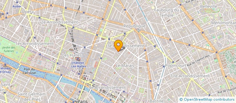 localisation de l'entreprise PERLES DU MARAIS  PARIS