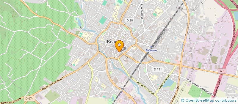 localisation de l'entreprise PERLES ET DECO  BEAUNE